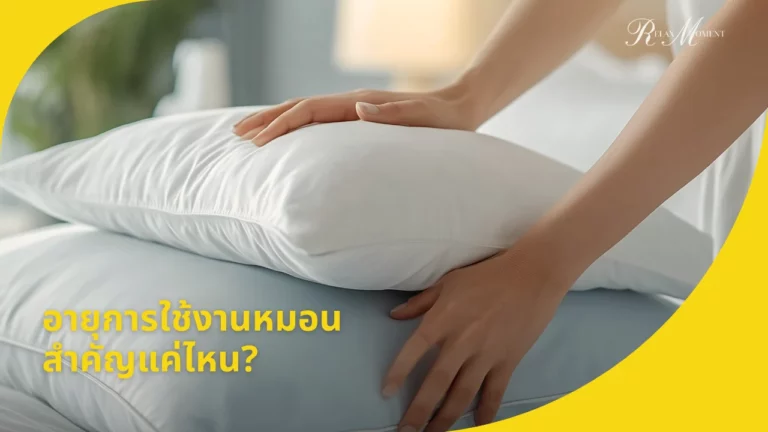 อายุการใช้งานหมอนสำคัญแค่ไหน เช็ก 5 สัญญาณได้เตือนด้วยตนเอง